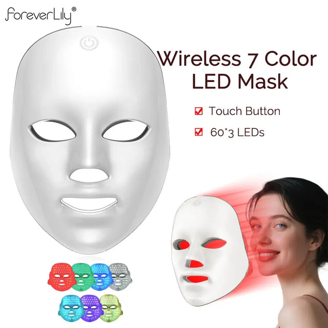 Wireless LED Light Therapy Face Mask